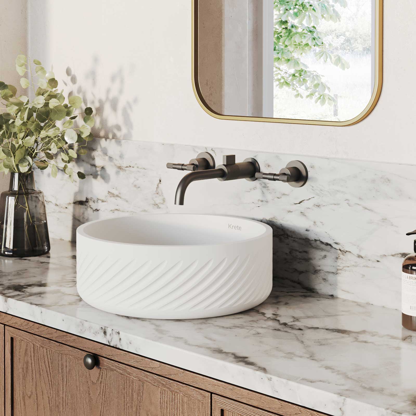 margarites white concrete basin
